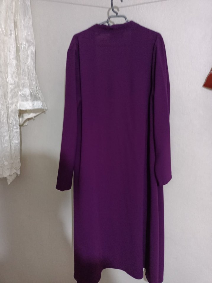 Mor Midi Kadın Tunik - Görsel 5