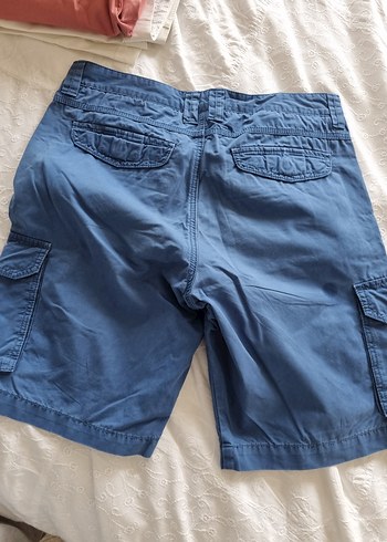 tchibo kalitesi ile Erkek Mavi Kemerli  Şort 48 beden - Görsel 3