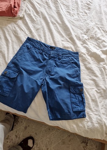 tchibo kalitesi ile Erkek Mavi Kemerli  Şort 48 beden - Görsel 4