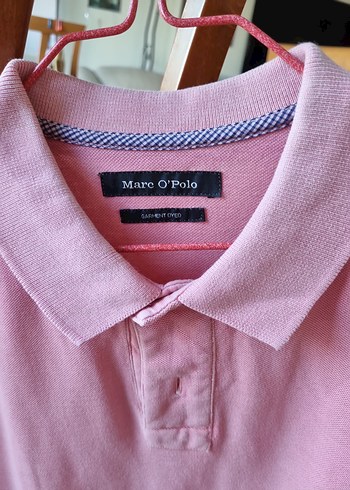 Erkek Pembe Pamuklu Polo Tişört - Görsel 5