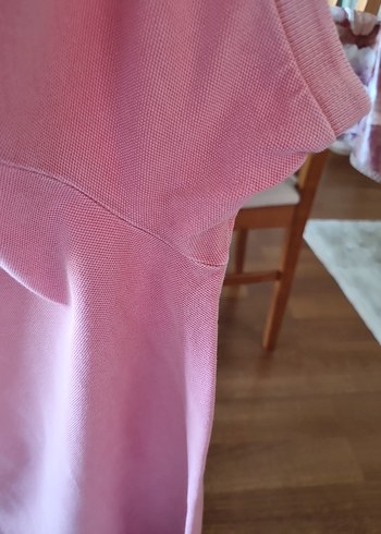 Erkek Pembe Pamuklu Polo Tişört - Görsel 7