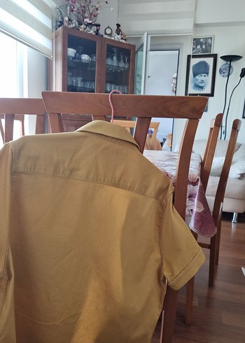 Kısa Kollu Denim Erkek Gömlek - Görsel 6