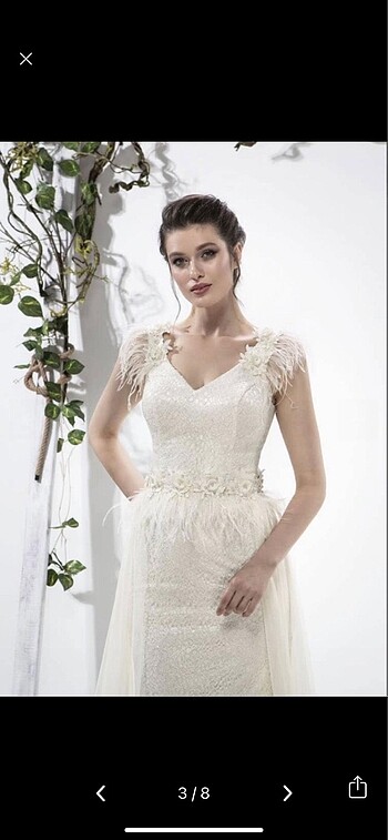 38 Beden Abiye elbise nikah elbisesi