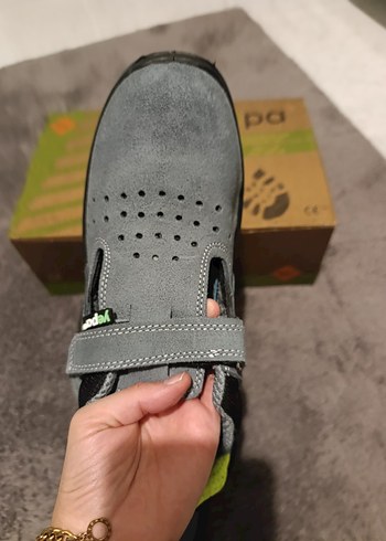 Gri Erkek yazlık iş ayakkabısı - Görsel 3