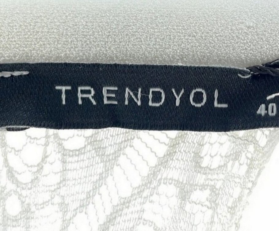 Beyaz Midi Kolsuz Elbise - Görsel 5