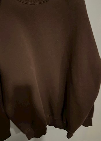 l Beden kahverengi Renk kahverengi Oversize Basic Sweatshirt