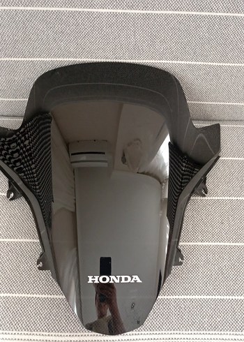 Honda Siyah Şeffaf Cam Motosiklet Kaskı - Görsel 2