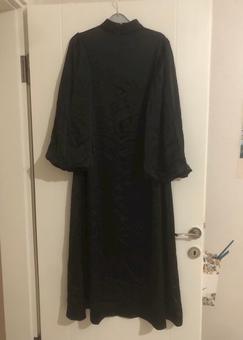 Uzun Siyah Kadın Elbise - Görsel 2