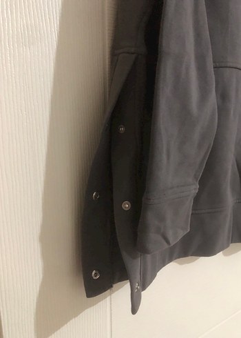 Gri Kadın Sweatshirt - Görsel 3