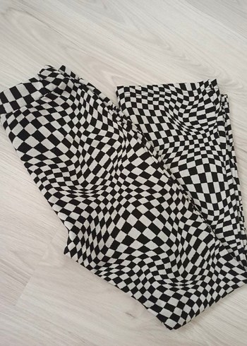 LCW Vision Dama Desenli İspanyol Paça Pantolon - Görsel 6