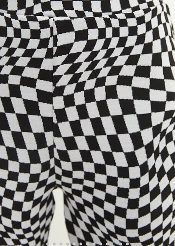 LCW Vision Dama Desenli İspanyol Paça Pantolon - Görsel 4