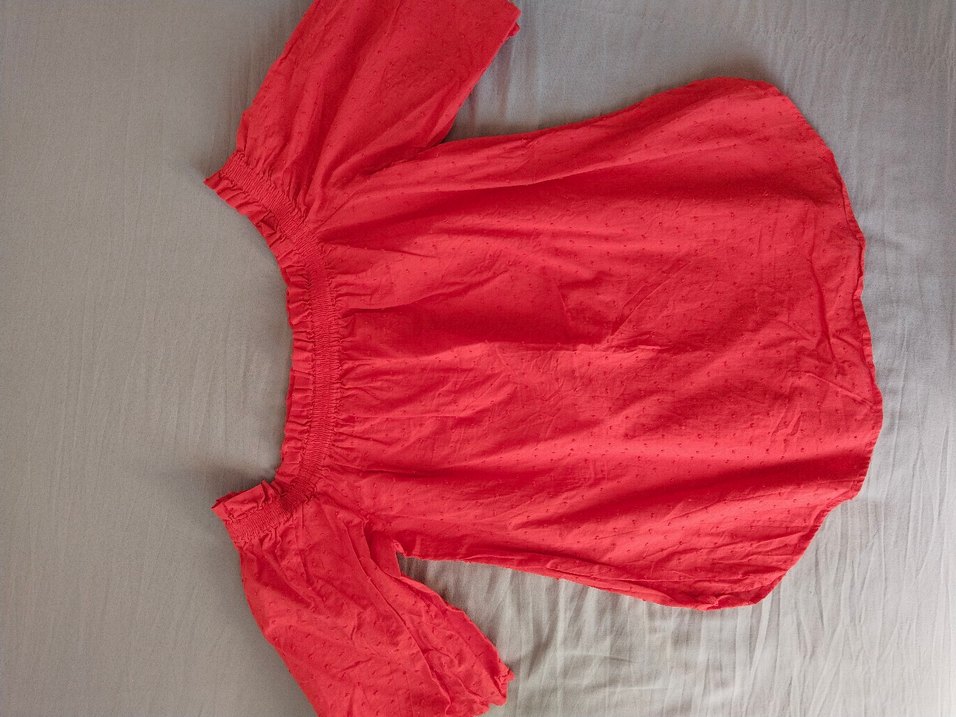 H&M Omzu Açık Bluz - Görsel 4