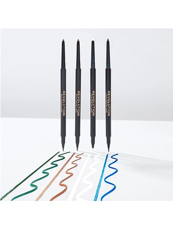 Revolution Felt & Kohl Mavi Eyeliner - Görsel 5
