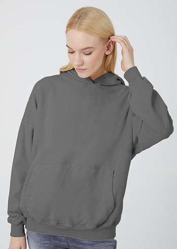 LTB Batele Kadın Gri Sweatshirt - 12882 - Görsel 5