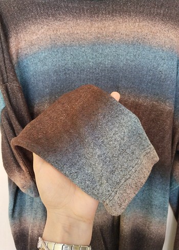 LCW Kadın Dik Yaka Uzun Kollu Tişört - Görsel 6