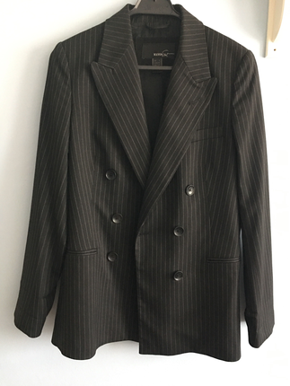 Çizgili blazer