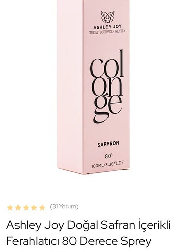 Ashley Joy Safranlı Ferahlatıc Sprey 100ml - Görsel 2
