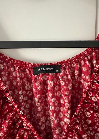 Kırmızı Drapeli Mini Günlük Elbise - Görsel 3