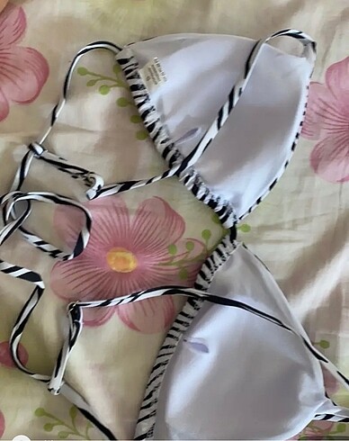 s Beden siyah Renk Zebra bikini