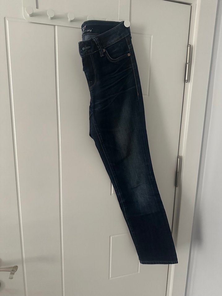 Koyu Lacivert Kadın Kot Pantolon - Görsel 4