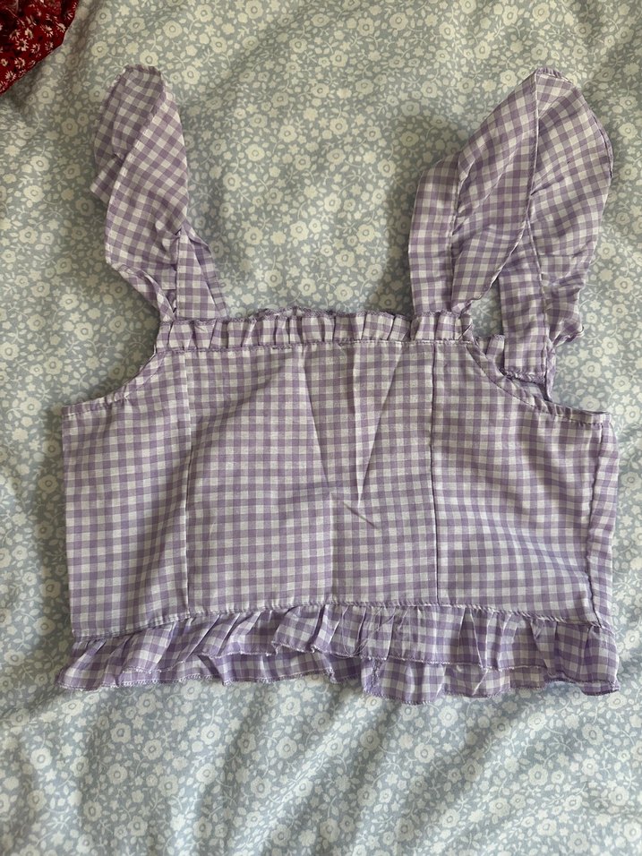 Mor pötikare Askılı Üst - Görsel 3