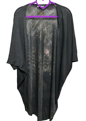 Siyah Dökümlü Gotik Hırka