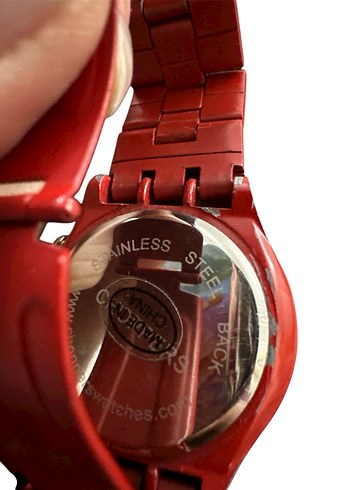 CHOPPERS KIRMIZI SWATCH MODEL SPOR SAAT - Görsel 3