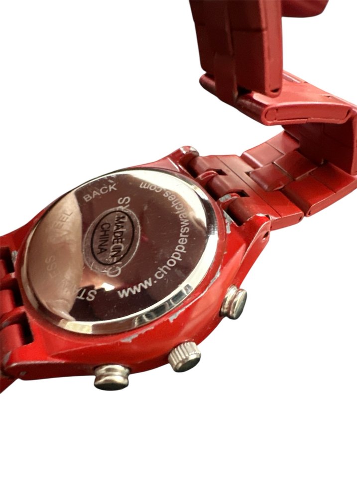 CHOPPERS KIRMIZI SWATCH MODEL SPOR SAAT - Görsel 4