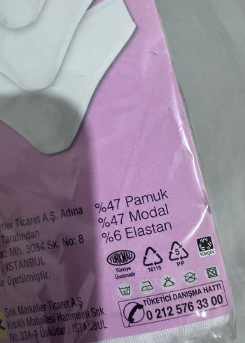 Diğer Beyaz Baskılı Midi Kadın İç Çamaşırı