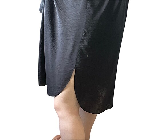 46 Beden siyah Renk HM Yazlık Elbise Oversize