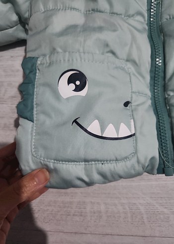 Kapüşonlu  Erkek -Kız Bebek Şişme Mont - Görsel 2