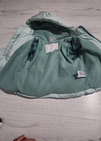 Kapüşonlu  Erkek -Kız Bebek Şişme Mont - Görsel 8