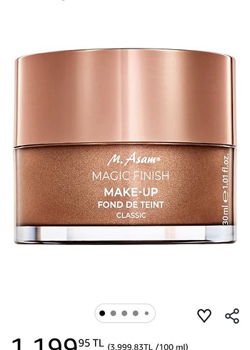 Asamo Magic Finish Parlak Fondöten - Görsel 2