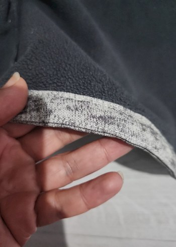 Gri Kapüşonlu Fermuarlı Erkek Bebek ceketi - Görsel 5