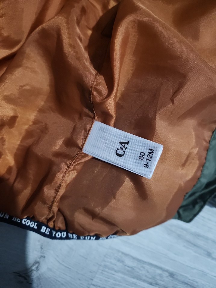 Kapüşonlu Kamuflaj Desenli Erkek Bebek Mont - Görsel 5