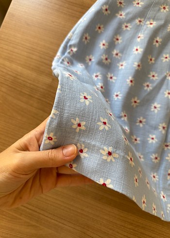 Mango Keten karışımlı mini etek