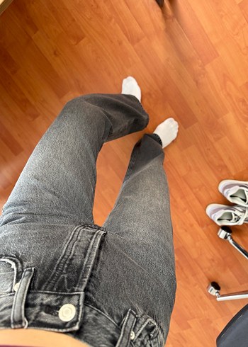 34 Beden Straight füme jean
