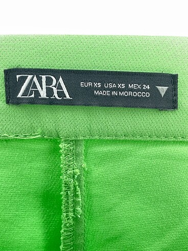 xs Beden yeşil Renk Zara Düz Kesim %70 İndirimli.