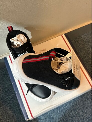 U.S Polo Assn. U.s polo siyah cilt kadın sneakers Ayakkabı