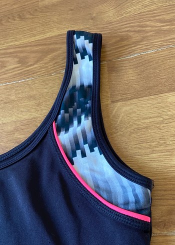 Mavi Tie-Dye Desenli Mini Spor Sütyeni - Görsel 2