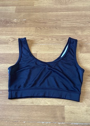 Mavi Tie-Dye Desenli Mini Spor Sütyeni - Görsel 3