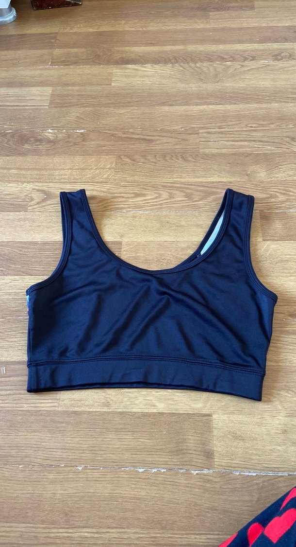 Mavi Tie-Dye Desenli Mini Spor Sütyeni - Görsel 3