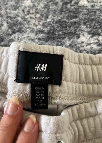 Beyaz Rahat Kesim Kadın Eşofman Altı - Görsel 3