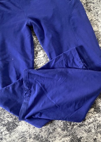 Koyu Mavi Fermuarlı Kadın Eşofman Altı - Görsel 2