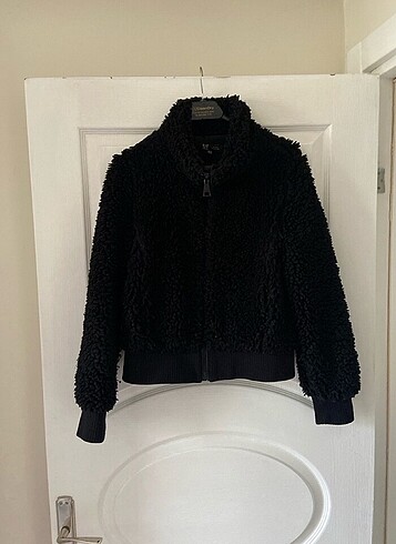Zara peluş mont