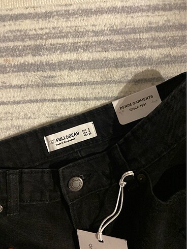 s Beden siyah Renk Pull and bear etek