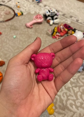 Beden Pembe Minik Ayıcık Figürü