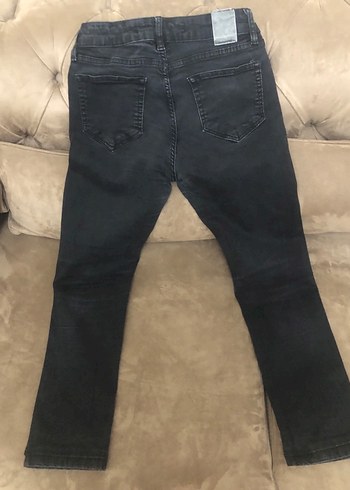 Siyah Kemer Detaylı Kadın Denim Pantolon - Görsel 2