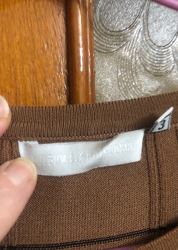 Sütlü kahve Uzun Kollu Triko Takım - Görsel 7