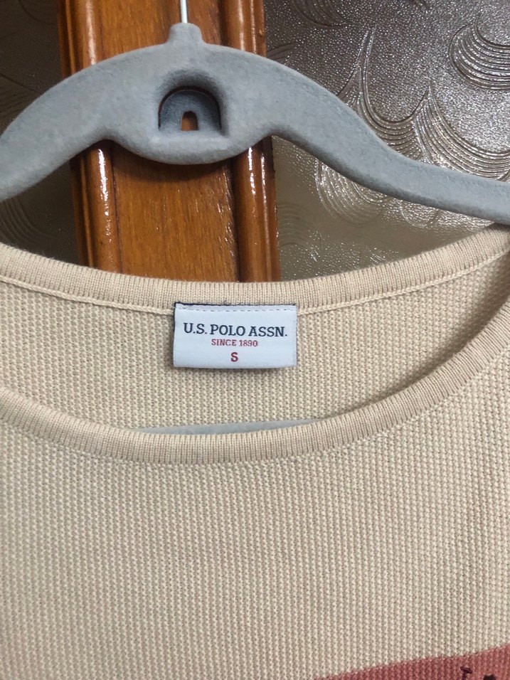 Bordo Çizgili Pamuklu Kadın Kazak - Görsel 4